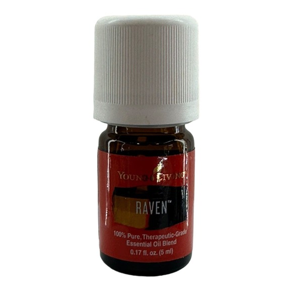 Young Living Essential Oil RAVEN 5ml Pre-Owned ~55% FULL Aromatherapy - Picture 2 of 3